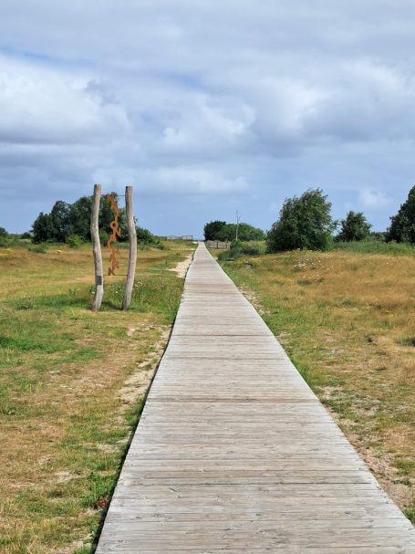 Weg zum Strand in Schillig Strand Schillig